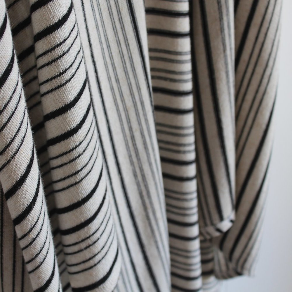 Sunday In Brooklyn Split Pattern Striped Vest - image 3